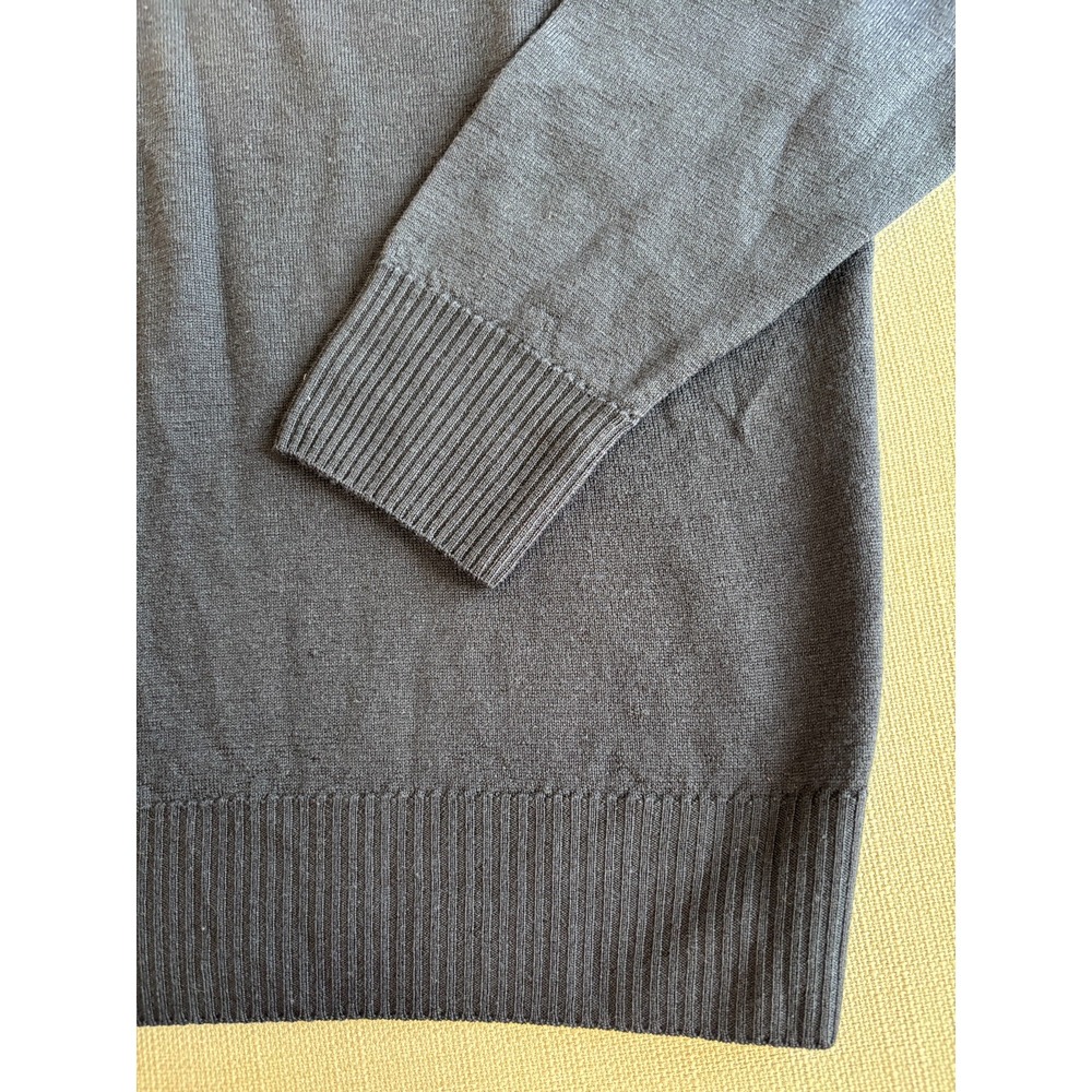 Zara Man Men's Black V Neck Sweater Pullover Size L - Picture 6 of 8